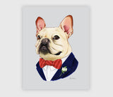 Dapper Animal Art Prints 8X10