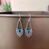 Sterling Silver Papel Picado Earrings by Cactus Bloom Design