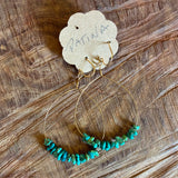Gemstone and Turquoise Earrings by Patina Jewelry