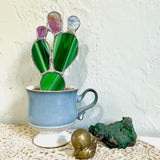 Stained Glass Cactus by The Glass Desert