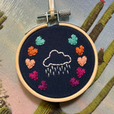 Hand Stitched Ornaments by Mehgan on the Moon