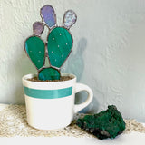 Stained Glass Cactus by Goodness Glass