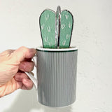 Stained Glass Cactus by The Glass Desert