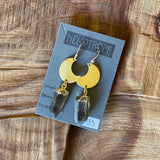 Gemstone & Crystal Earrings by Heliotrope*