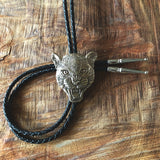 White Bronze & Silver Cast Bolo Ties by Heliotrope