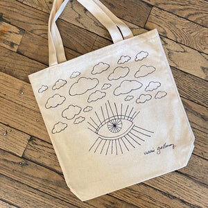 Hand-Painted Tote Bag by Val Galloway*