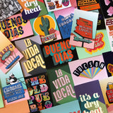 Graphic Tucson Postcards by Juju & Moxie