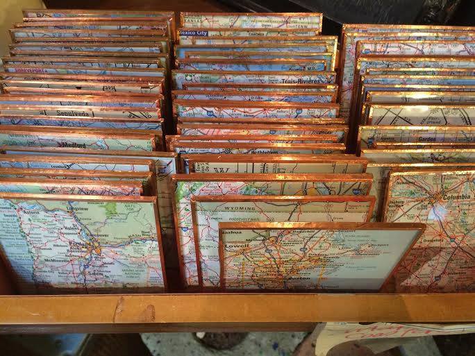 Map Coasters – Pop Cycle Tucson