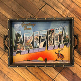Handmade Trays with Vintage Hardware