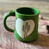 Carved Mugs by Crooked Tree Ceramics