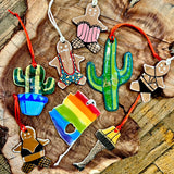 Ceramic Ornaments by Tough Kitty Designs