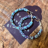 Beaded Hoops by Beads Over Diamonds