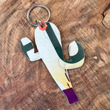 AZ & Saguaro Keychains by the Lost Highway Sign Company