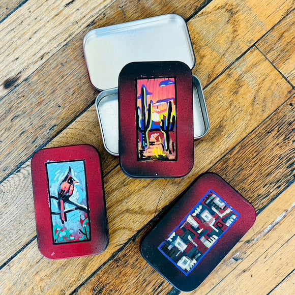 Painted Tins By Isaac Lange