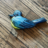 Hand-Painted Reclaimed Wood Birds by Isaac Lange