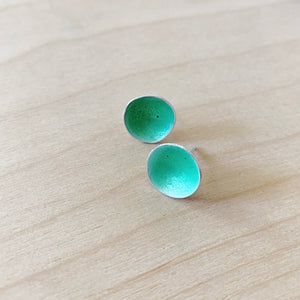 Enameled Dot Earrings by Little Toro Designs