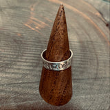 Stamped Tucson and Arizona Rings by Heliotrope