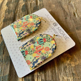 Large Resin Coated Dropdown Earrings