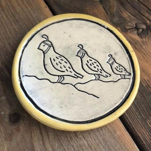 Hand Carved Jewelry Dish by Crooked Tree Ceramics