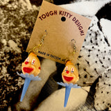 Toy Shop Earrings by Tough Kitty Designs