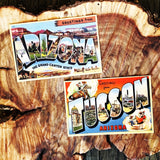 Greetings from Tucson and Arizona Postcard