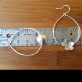 Palo Verde Blossom Hoop Earrings by Cactus Bloom Design