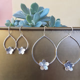 Palo Verde Blossom Hoop Earrings by Cactus Bloom Design