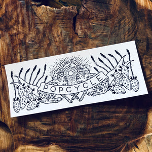 Pop Cycle Stickers by Local Artists