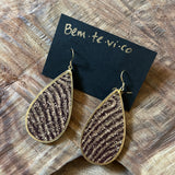 Upcycled Drop Earrings by Bem·Te·Vi·Co*