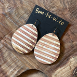 Upcycled Drop Earrings by Bem·Te·Vi·Co*