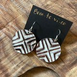 Round Upcycled Earrings by Bem·Te·Vi·Co