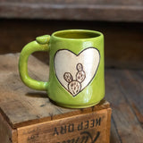 Carved Mugs by Crooked Tree Ceramics