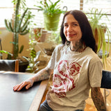Braided Snake Tee by Rachael Rios