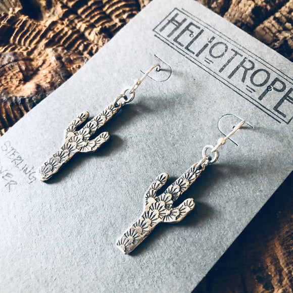 Spiny Saguaro Earrings by Heliotrope