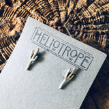 Tiny Saguaro Earrings by Heliotrope
