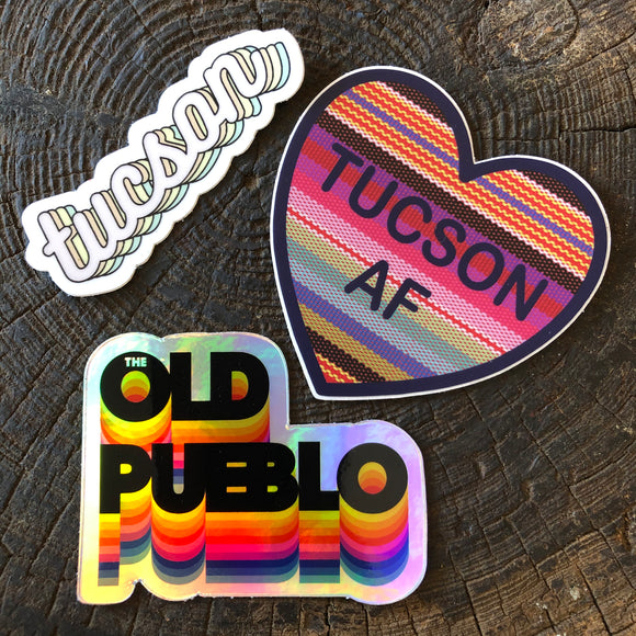 Tucson/Arizona Stickers by Juju & Moxie