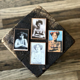 Set of 4 reclaimed magnets by DDco Design