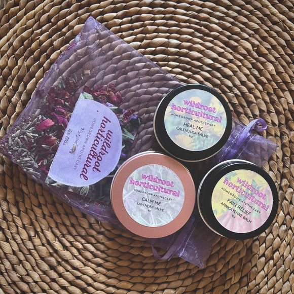 Bundles of Love - 1oz salve set by Wildroot Horticultural*