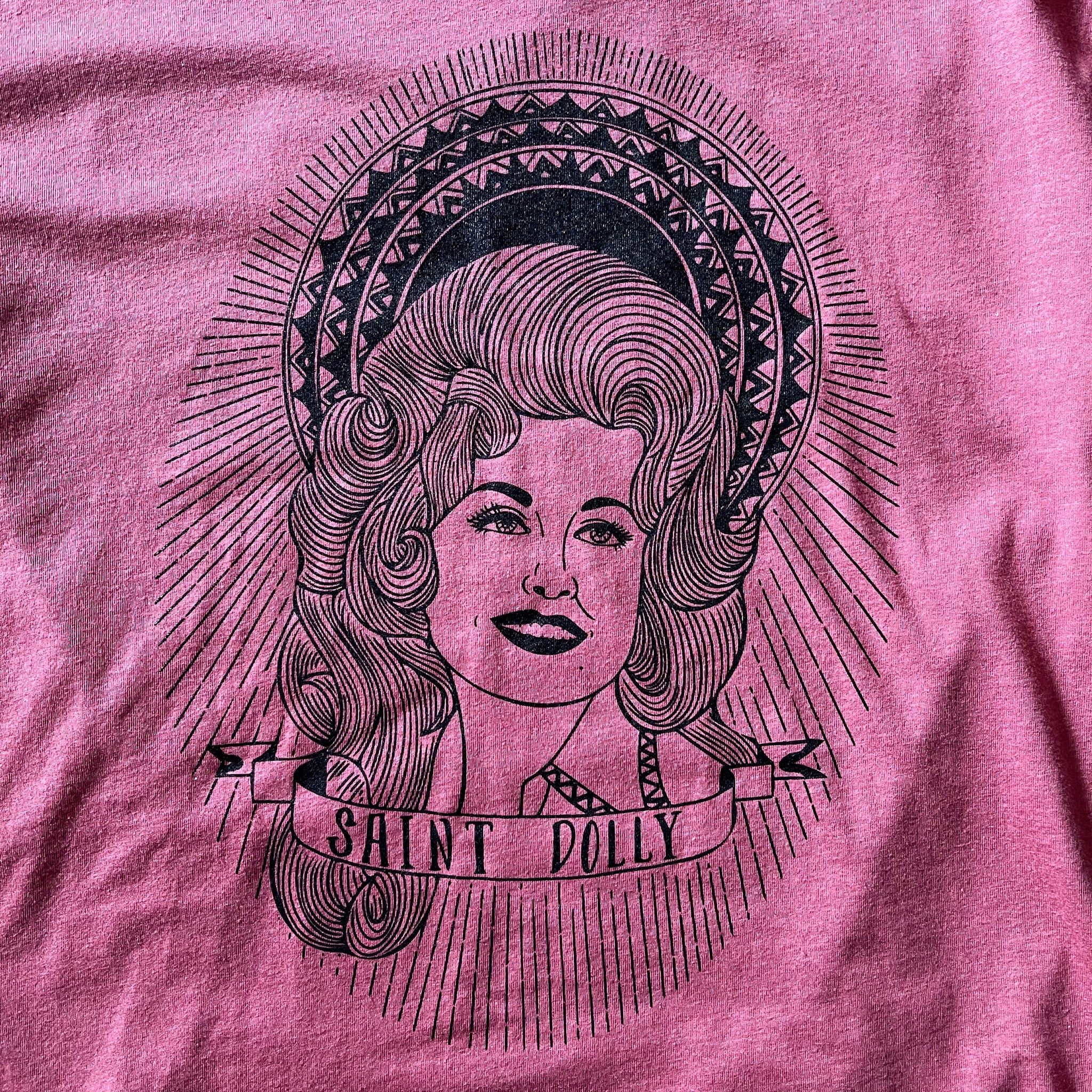 【キミドリ（34）】Dani Tuahine SS Shirt Saint Dolly T-shirt by Linnie Damm* – Pop Cycle Tucson