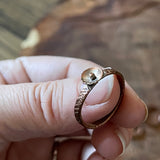 Copper Flower Ring