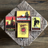 Set of 4 reclaimed magnets by DDco Design