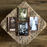 Set of 4 reclaimed magnets by DDco Design