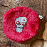 Fuzzy Coin Purses by Monster Booty Threads