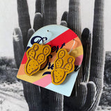 Wooden Cacti Earrings by Juju and Moxie Co.