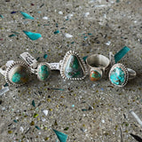 Gemstone and Sterling Silver Rings