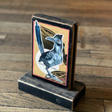 Hand-Painted Bird Stands by Isaac Lange