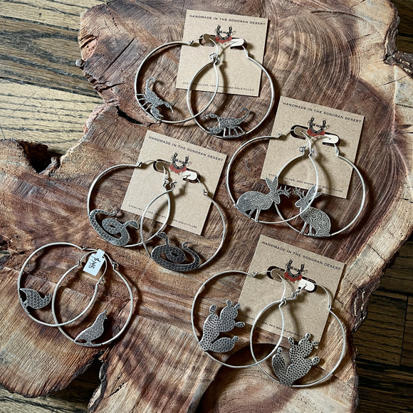 Desert Silhouette Hoops by High and Dry