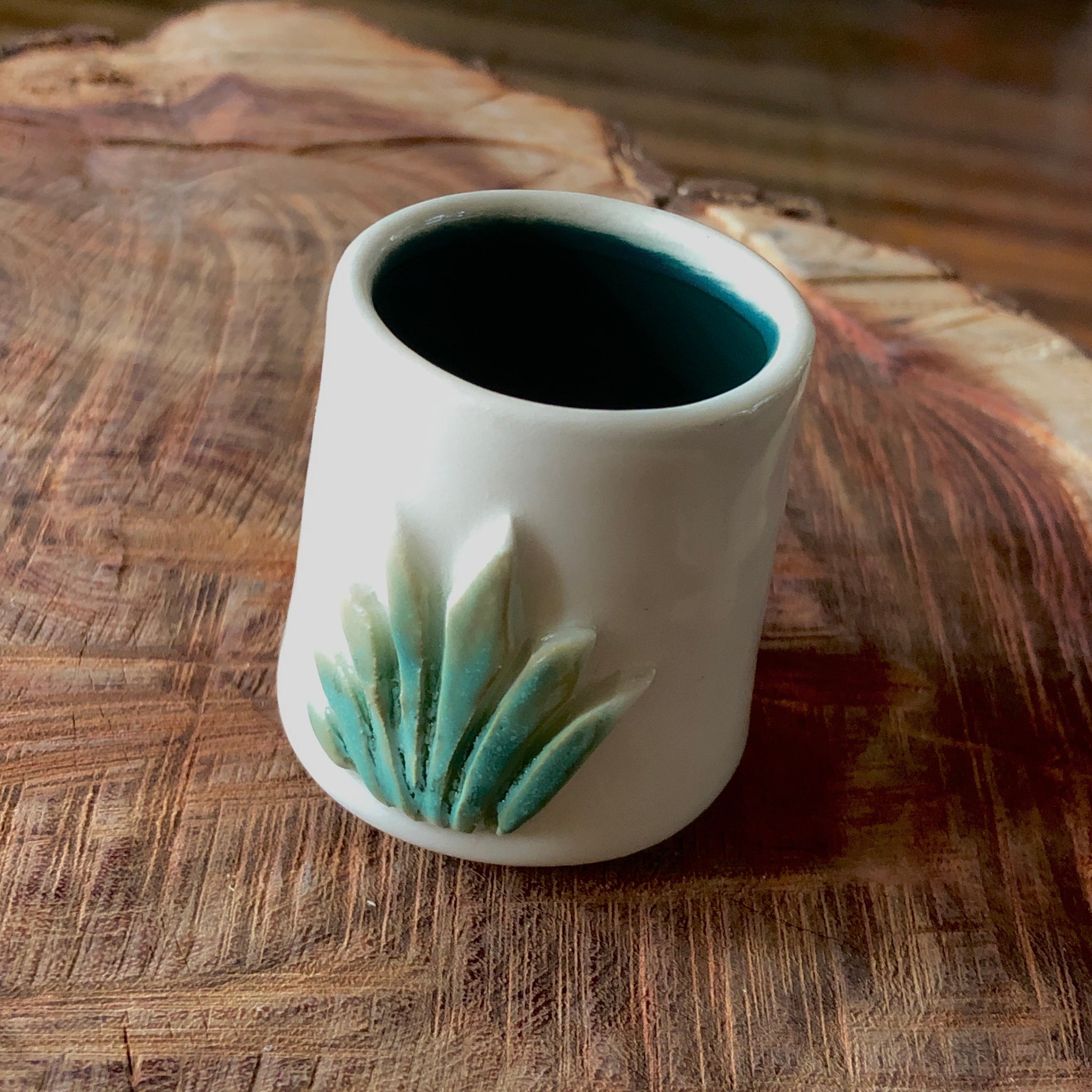 Cactus Shot Glass by Crooked Tree Ceramics – Pop Cycle Tucson