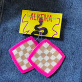 Recycled Plastic Earrings by Alkema Arts