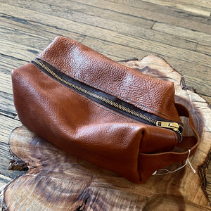 Handmade Leather Travel Bag by Halo Halo Creations
